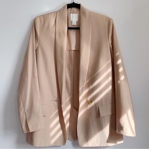 H&M blush blazer
